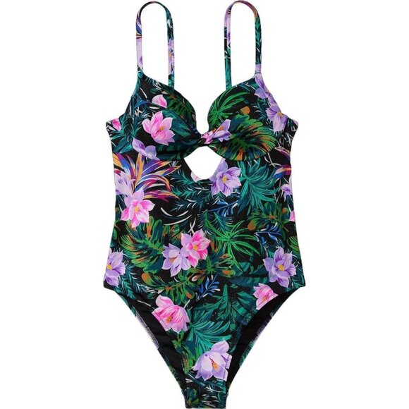 New! Victoria’s Secret Twist-Front Push-Up One-Piece Swimsuit 4565 - Picture 1 of 10
